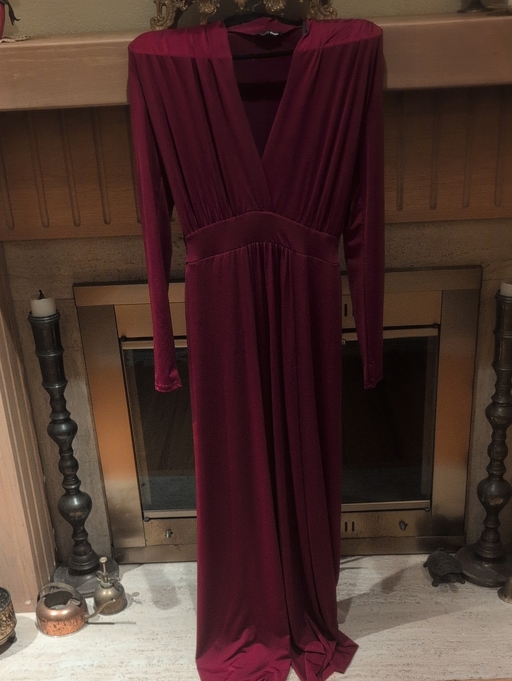 Fashion Nova Spree Dress - Burgundy